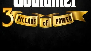 Tampilan antarmuka seluler slot The Godfather: 3 Pillars of Power dengan simbol ikonik